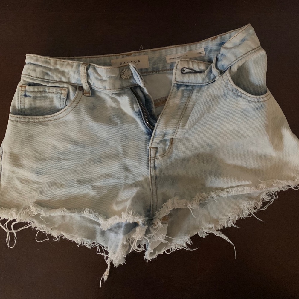 PacSun High Waisted Jean Short